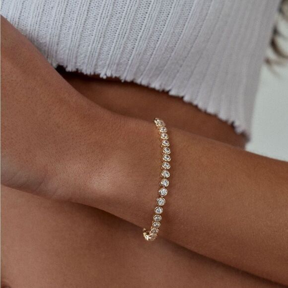 Tennis Bracelet N1391 - Picture 2 of 7